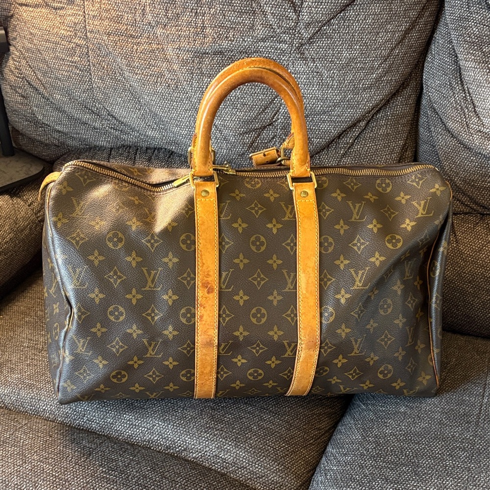 Louis Vuitton Keepal 50 Monogram Travel Bag Duffel - Picture 5 of 15